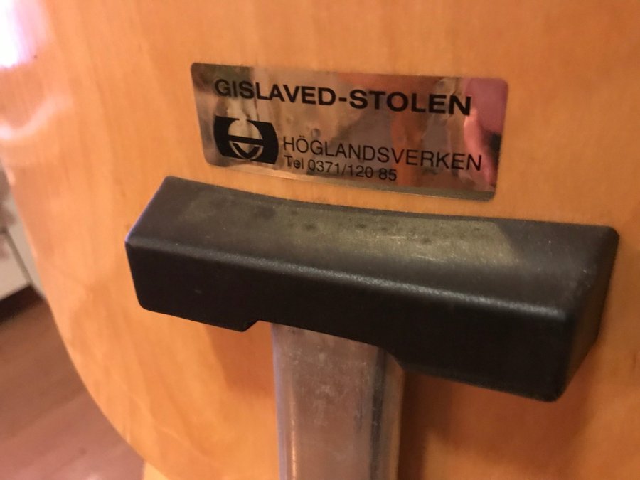 Gislaved-stolen i närmaste nyskick