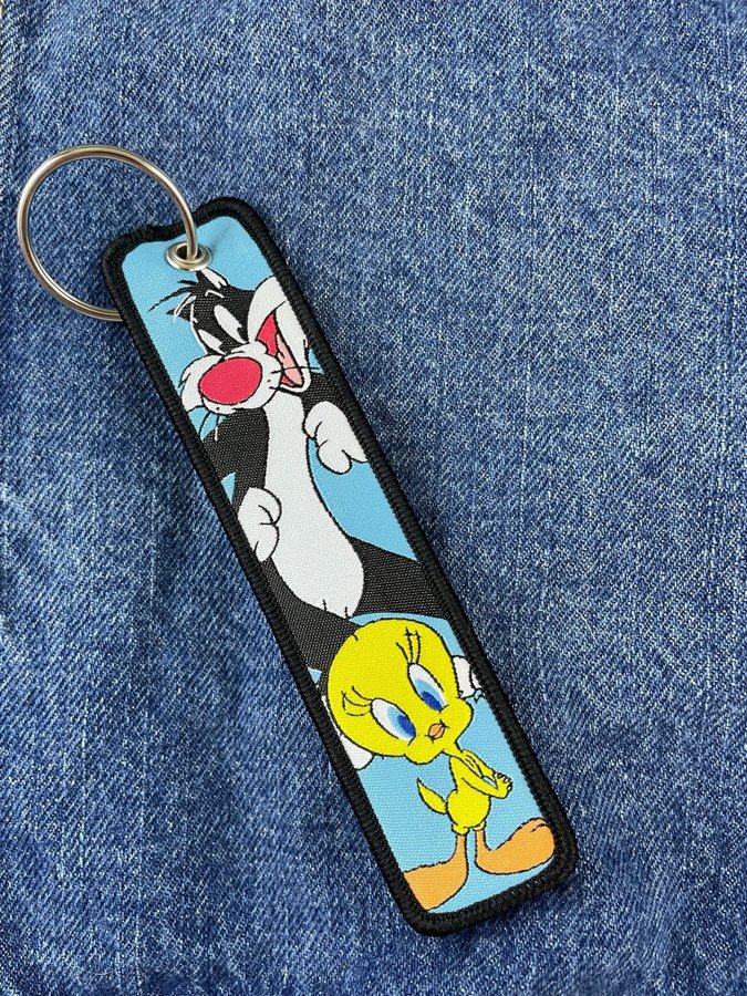 Sylvester and Tweety keychain