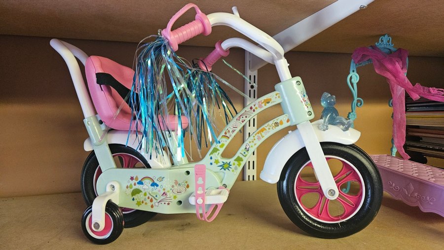 Baby Born play  bike dockcykel till baby born dockor cykel docka