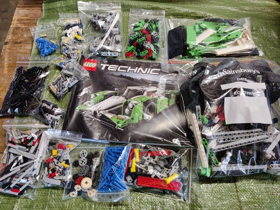 Lego Technic 42039, Race Car, gebraucht, garantiert vollständig