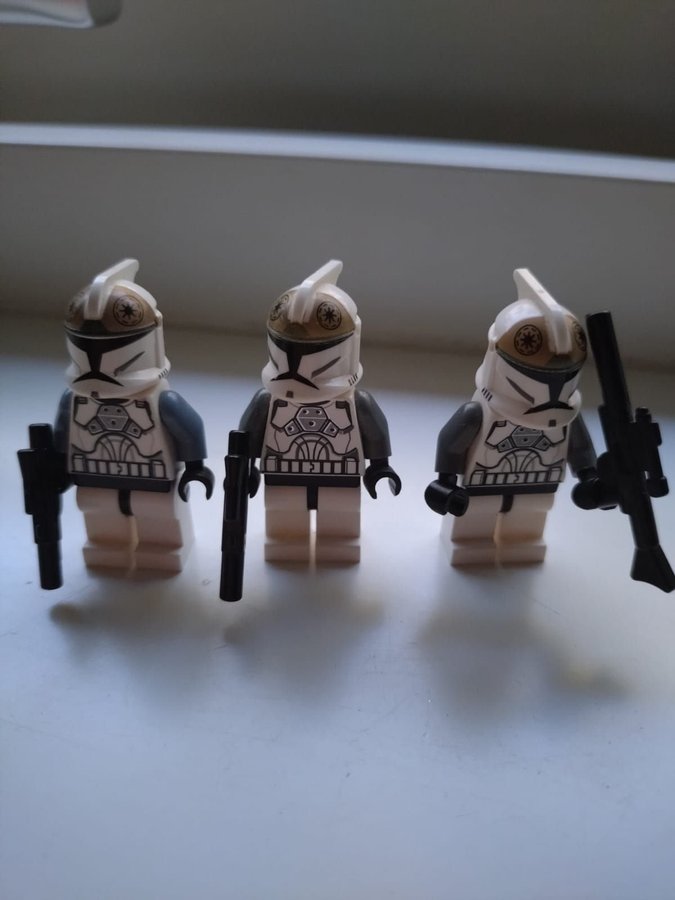 3 st. LEGO Star Wars Clone Trooper gunnerss