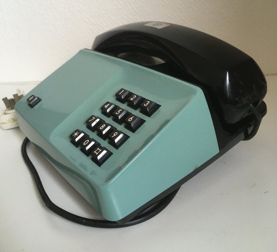 Diavox knapptelefon Vintage 70-tal