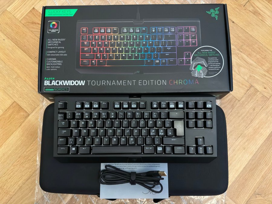 Razer Blackwidow Tournement Edition Chroma Tangentbord (Läs beskrivning)