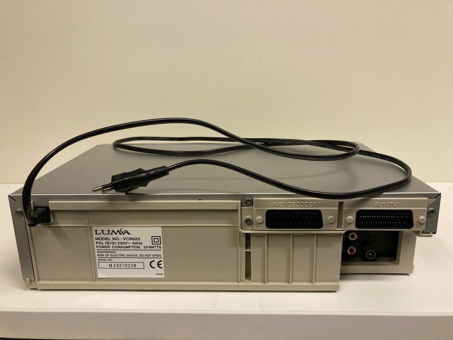 Videobandspelare Luma Vcr-625 Hi-Fi