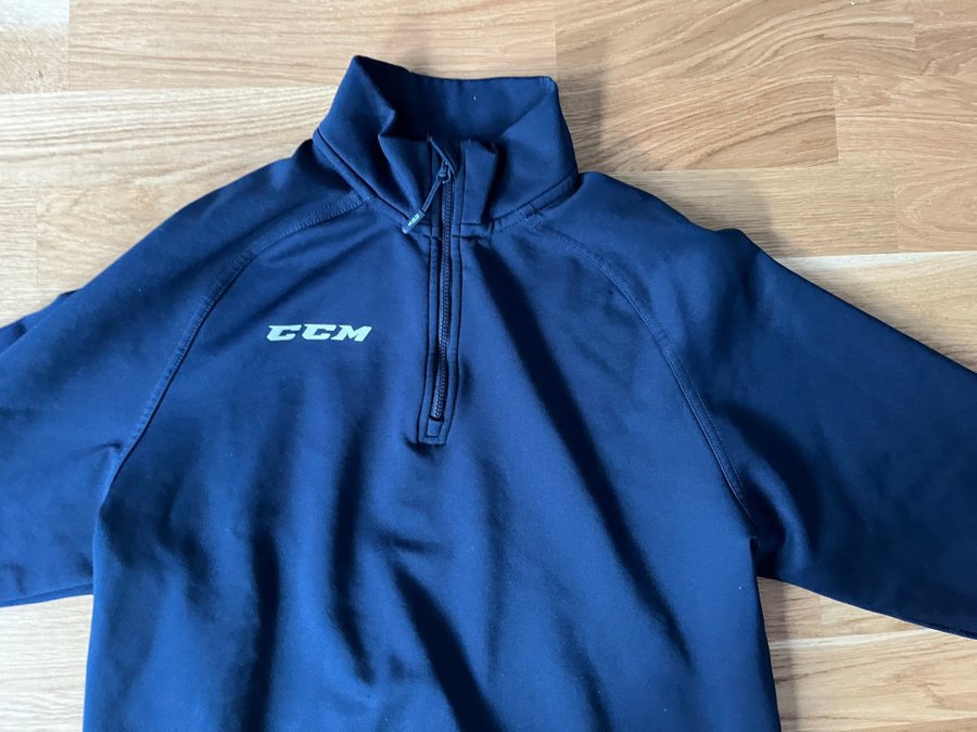 CCM Hockey tröja mörkblå tröja storlek S