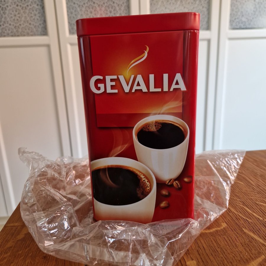 Gevalia plåtburk kaffeburk *Oanvänd*