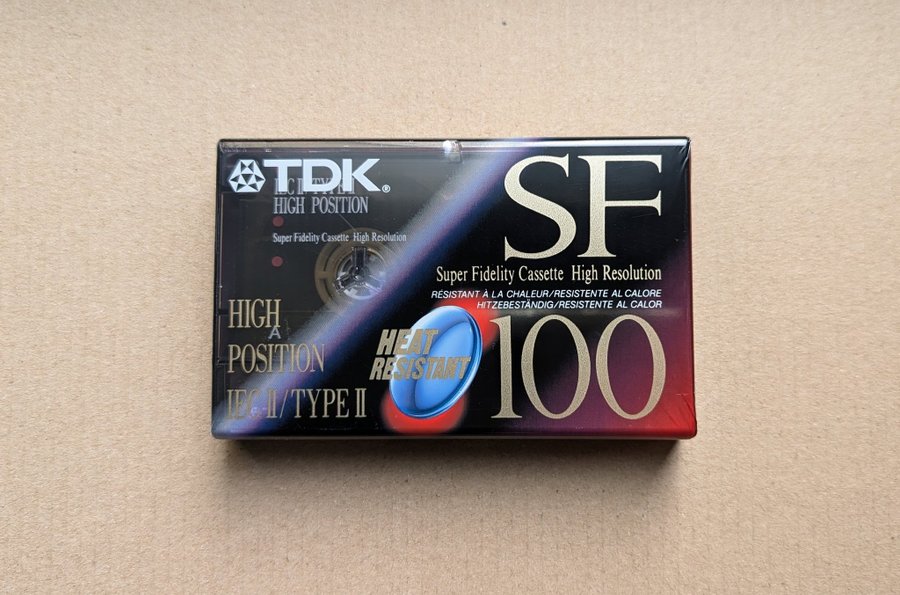 TDK SF 100 Kassettband