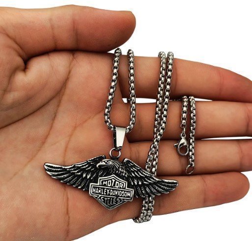 Harley Davidson Eagle Halsband Nytt