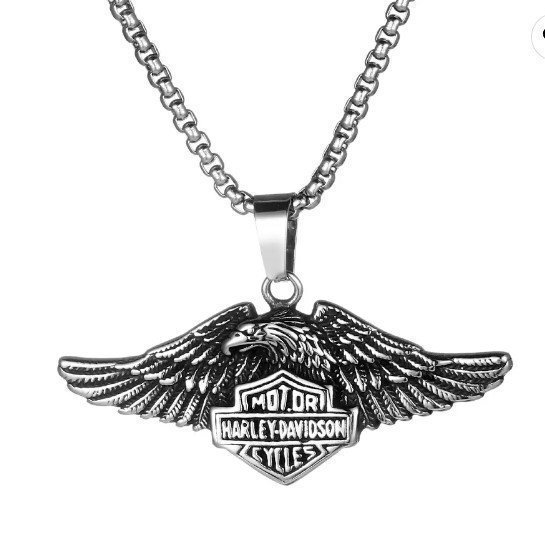 Harley Davidson Eagle Halsband Nytt