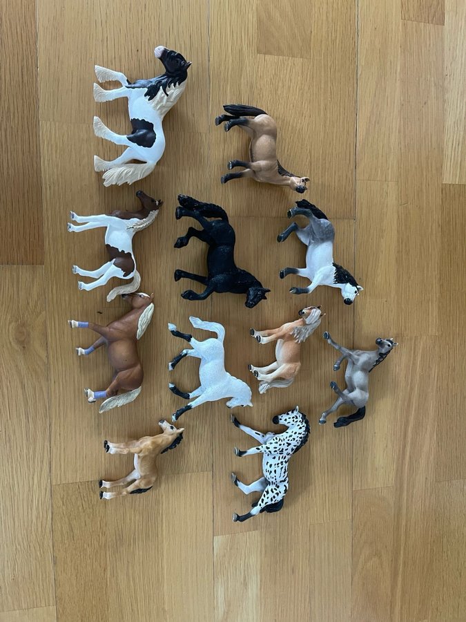 Schleich Hästar - 11 stycken