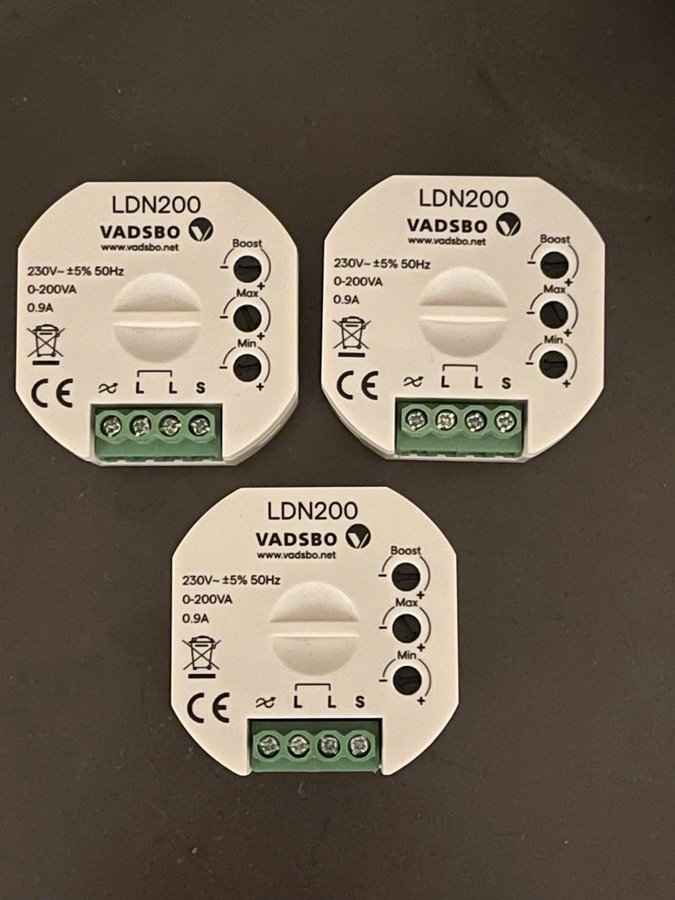 VADSBO LDN200 dosdimmer, 3 st