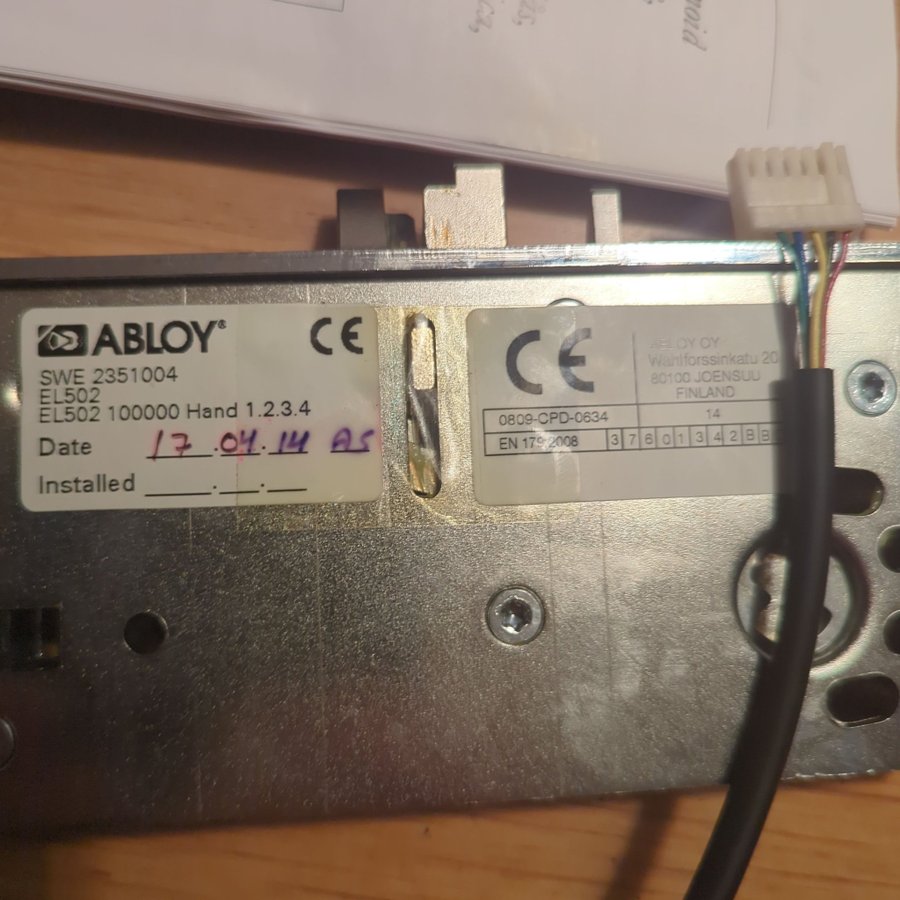 ABLOY EL502 elektriskt dörrlås