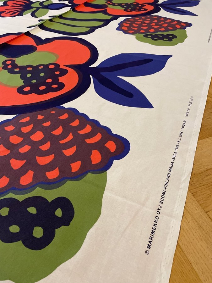 Vackert Marimekko tyg "Oona"- nytt tyg!