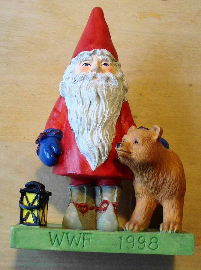 WWF Tomte med Björnunge 1998