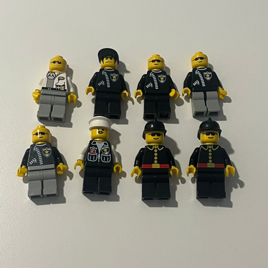 Lego figurer - Polis figurer - Retro