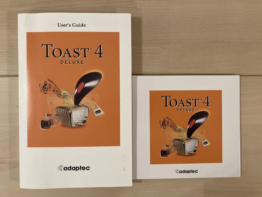 Adaptec Toast 4 Deluxe - Retro Macintosh/Mac Big box