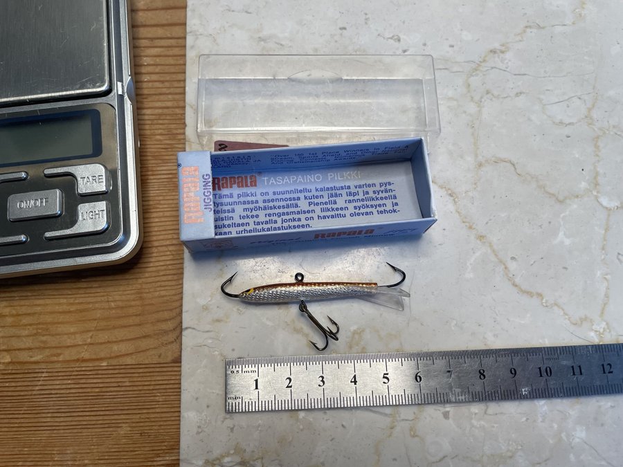 Rapala Jigging balanspirk äldre ofiskad i kartong