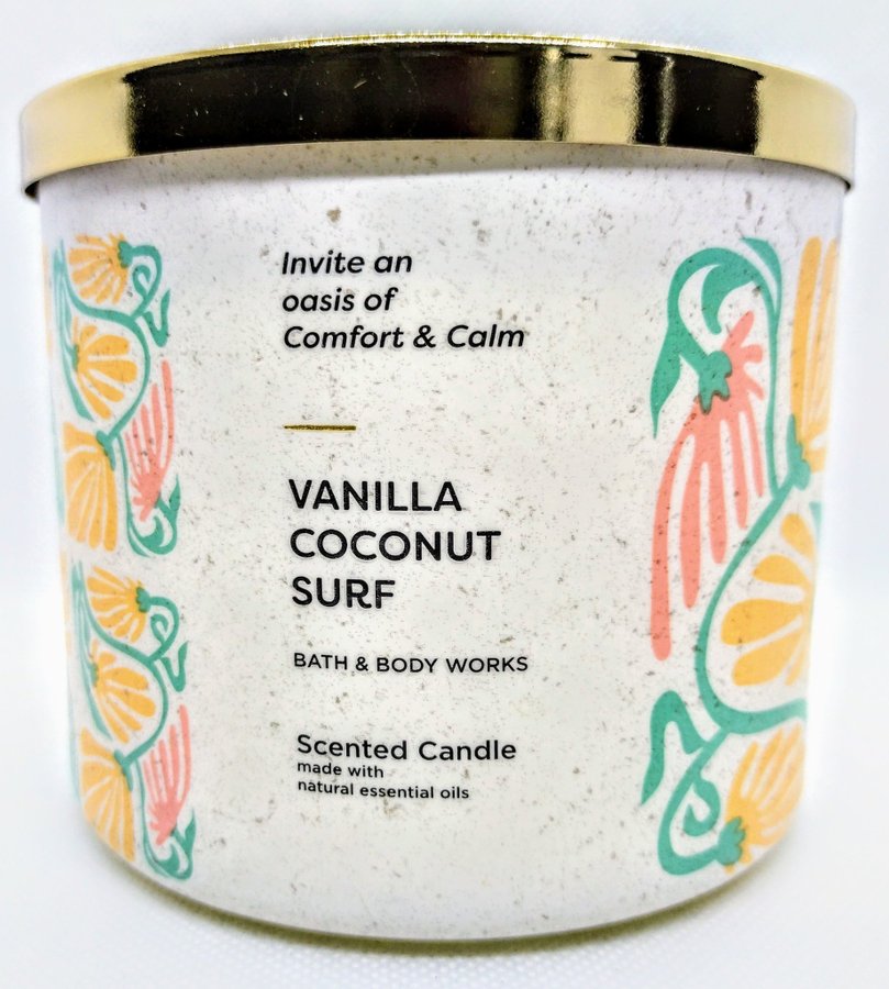 VANILLA COCONUT SURF Bath  Body Works 3 veks ljus