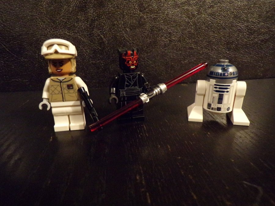 3 Lego Starwars figurer C