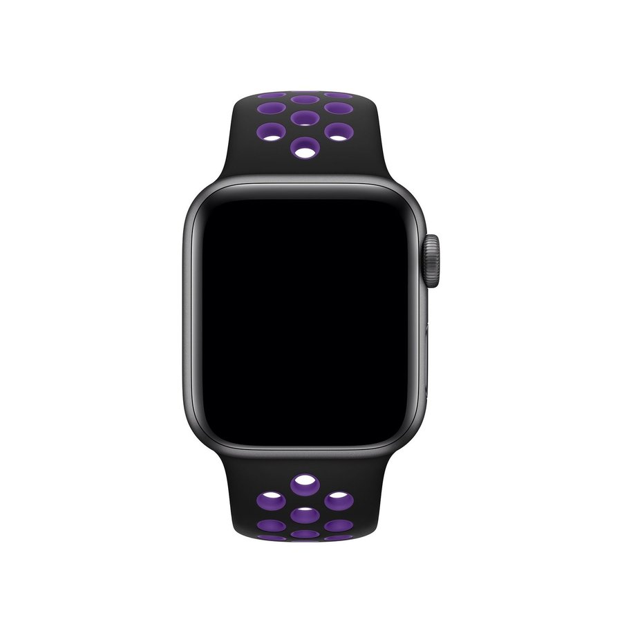 Sport Band 38/40/41/42mm (M/L) Apple Watch Armband - BLACK / PURPLE