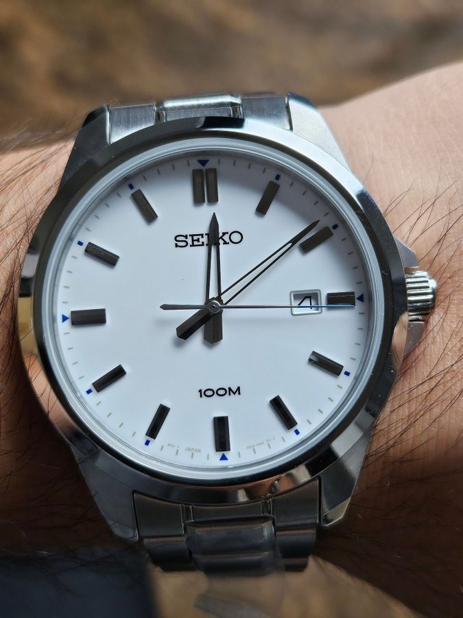 INGEN RESERVEPRIS! Seiko Gents SUR241P1 - Ny og Ubrugt