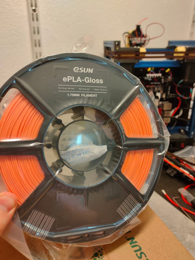 eSUN ePLA-Gloss Filament 1.75mm Orange