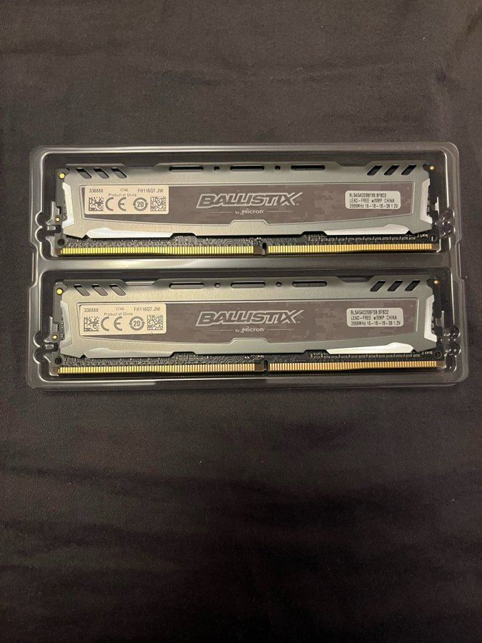 Ddr4 2666mhz. 2x4gb