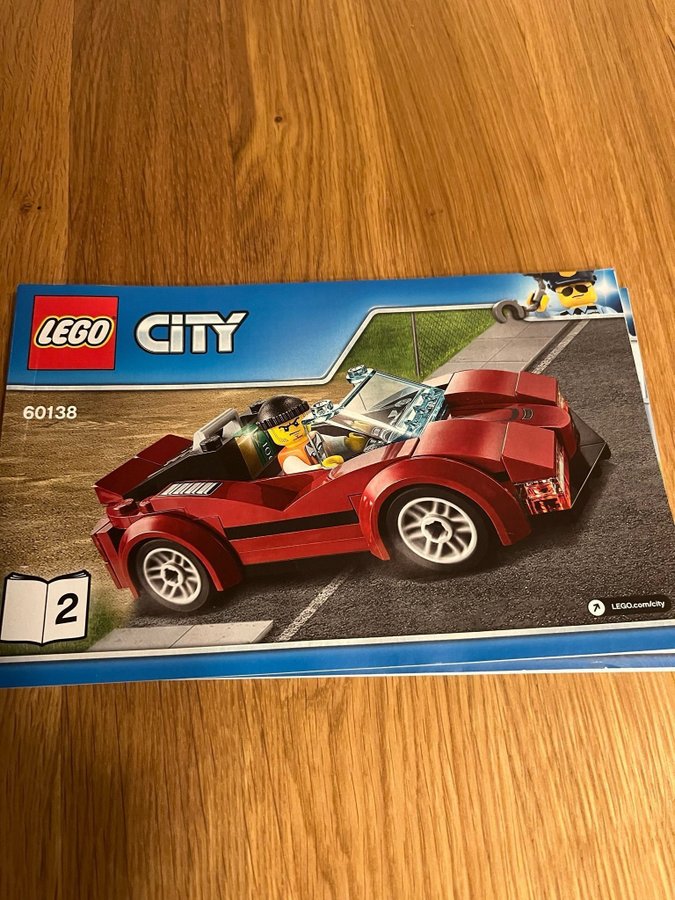 Lego City 60138 Polishelikopter  Sportbil