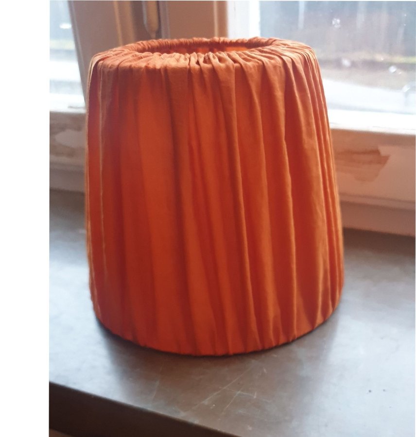 Retro orange Lampskärm