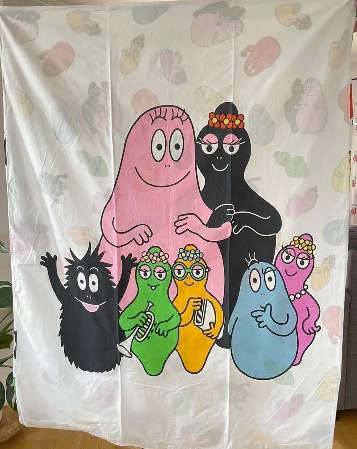 Påslakan set med örngott barn Barbapapa barnsäng