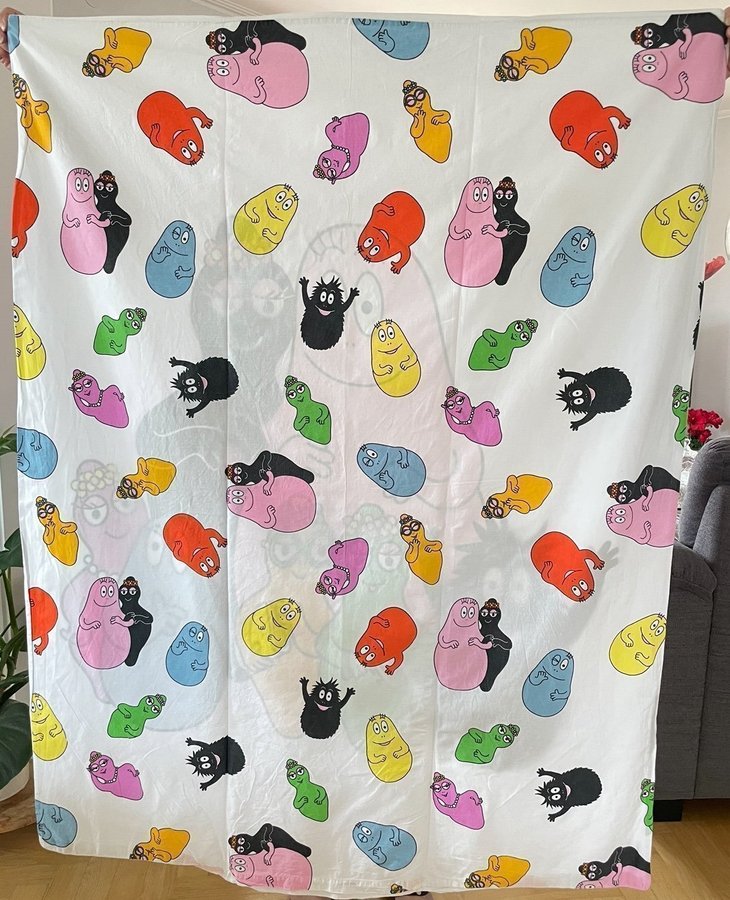 Påslakan set med örngott barn Barbapapa barnsäng