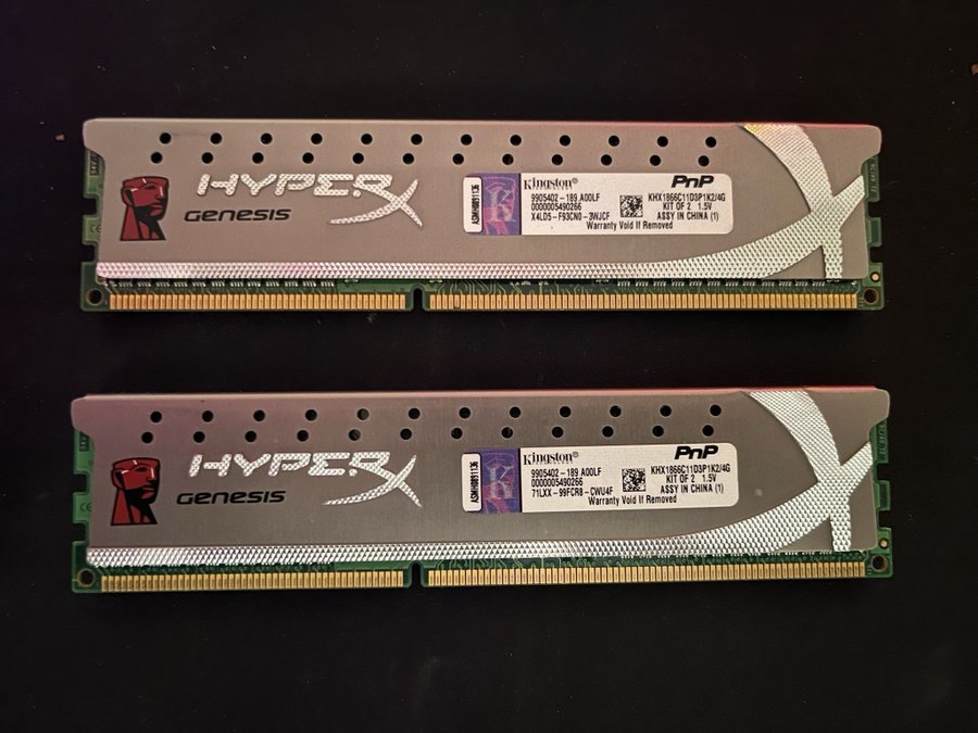 Kingston HyperX DDR3-1866MHz 2x2gb