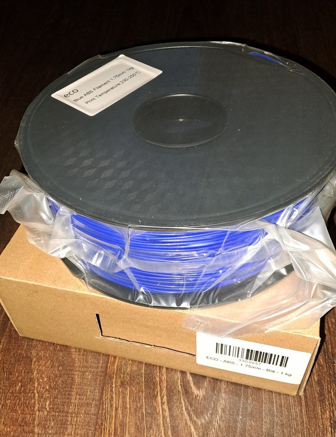 ECO ABS Filament 1,75mm Blå 1kg