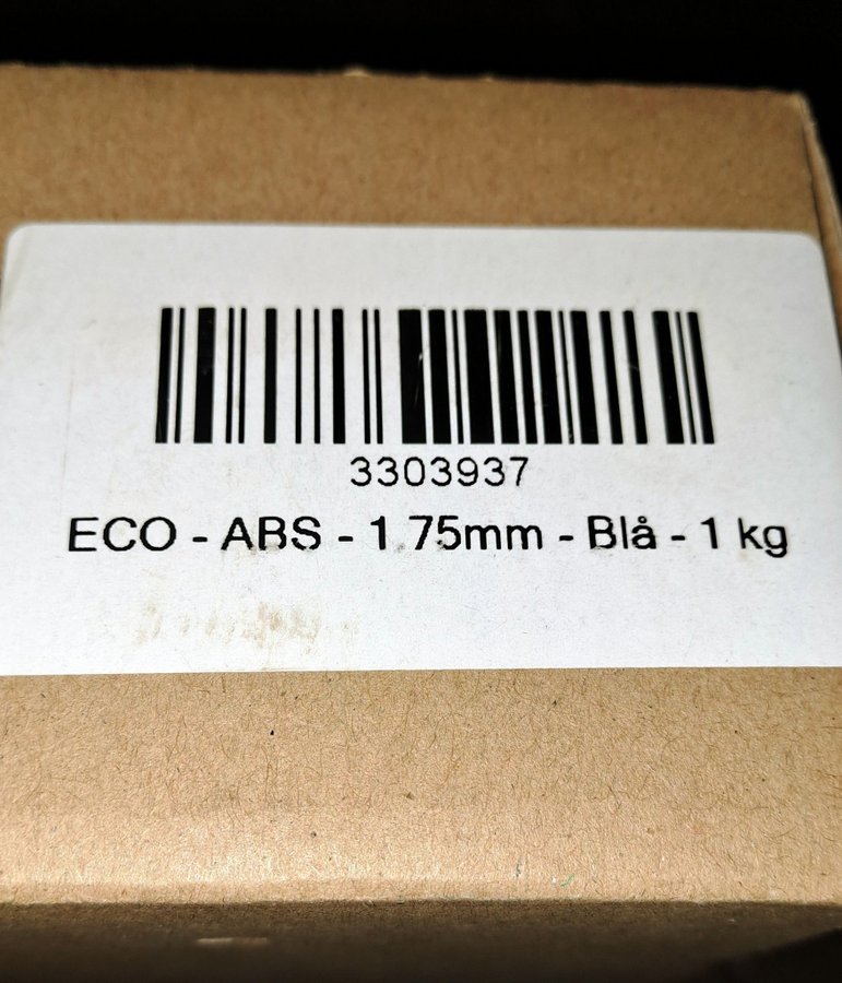 ECO ABS Filament 1,75mm Blå 1kg