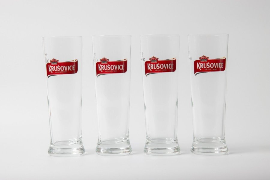 4st Krusovice ölglas 33cl