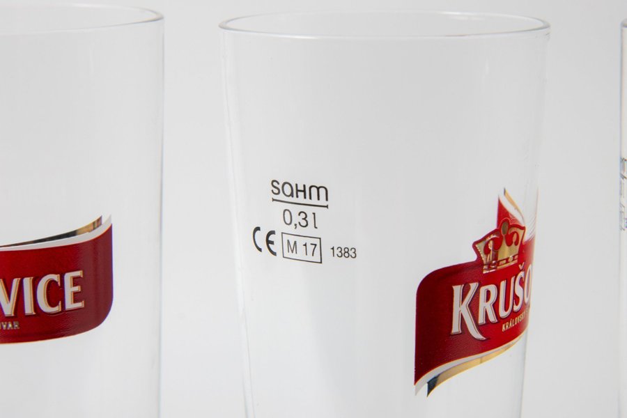 4st Krusovice ölglas 33cl