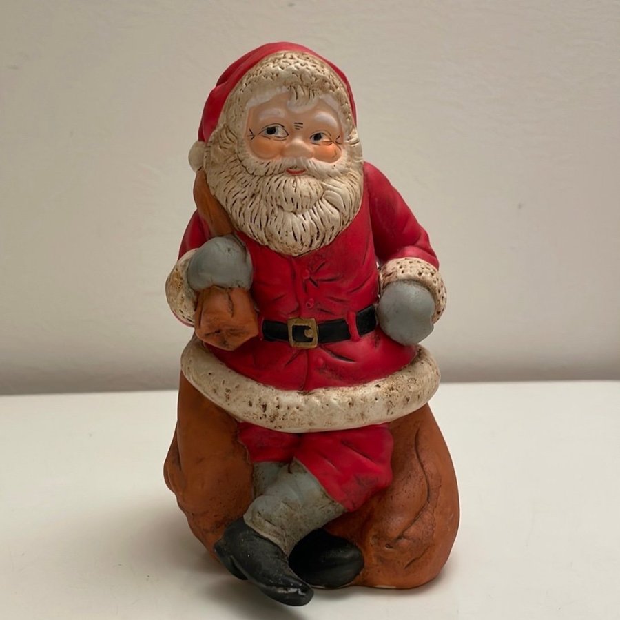 Vintage Jultomte Prydnad Jul Tomte Design Dekoration