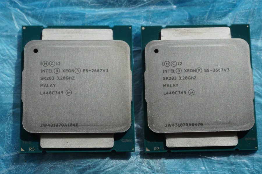 Intel Xeon E5-2667 v3 Matchat par