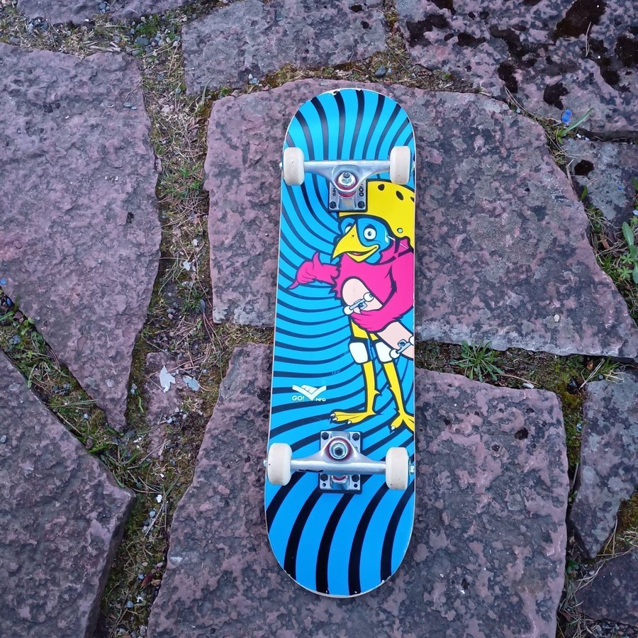 Skateboard - Go MFG - Hjul Eggs - Fint skick