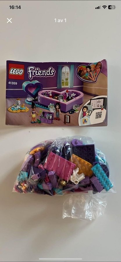 Lego Friends 41359 - Hjärtformad sminklåda