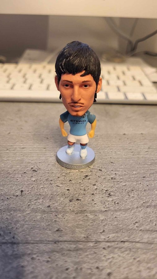 Fotbollsfigur David Silva Manchester City Premier League