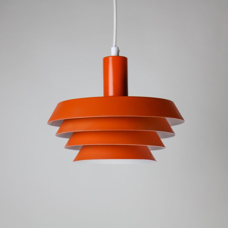 Retro pendel orange design Carl Thore Granhaga