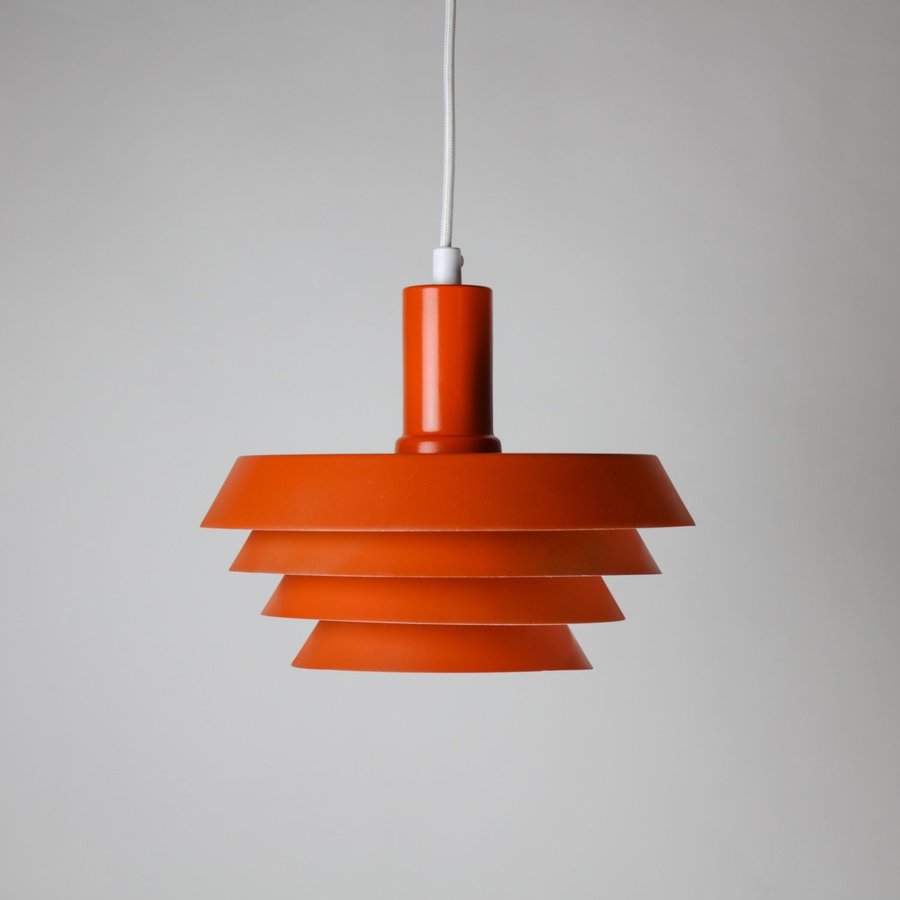 Retro pendel orange design Carl Thore Granhaga