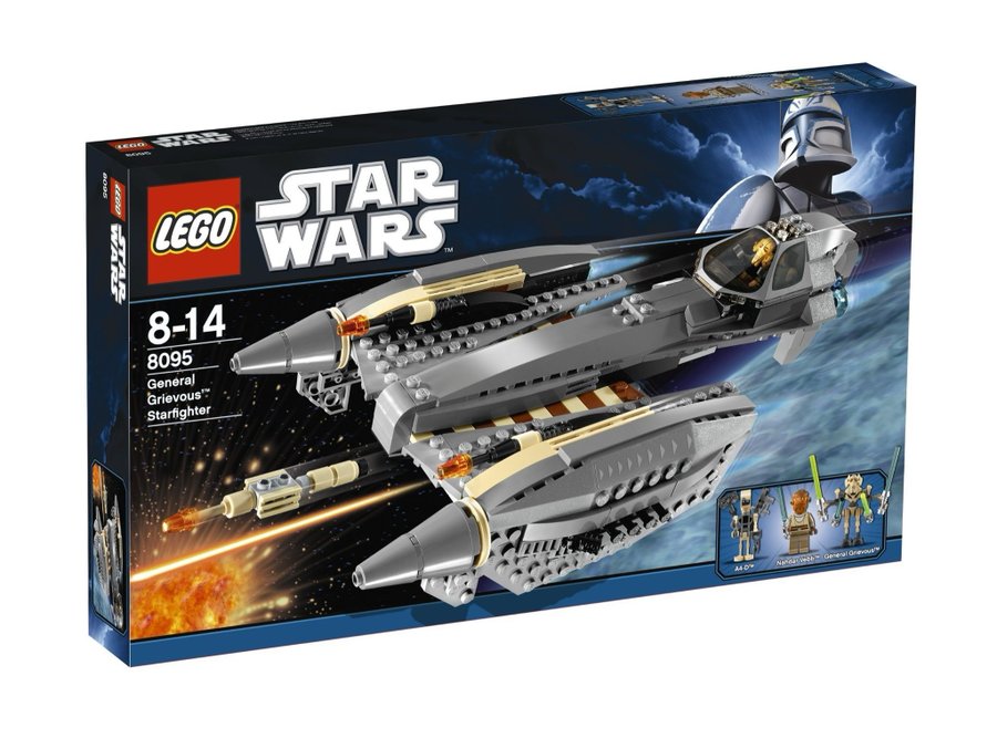 Lego Star Wars 8095 General Grievous' Starfighter komplett