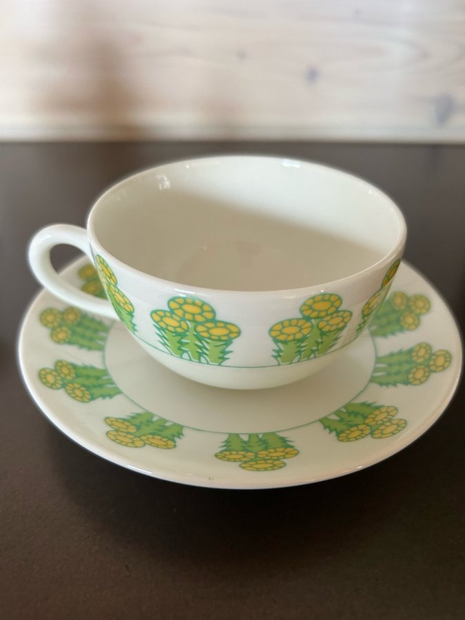 Gustavsberg tussilago kaffekopp