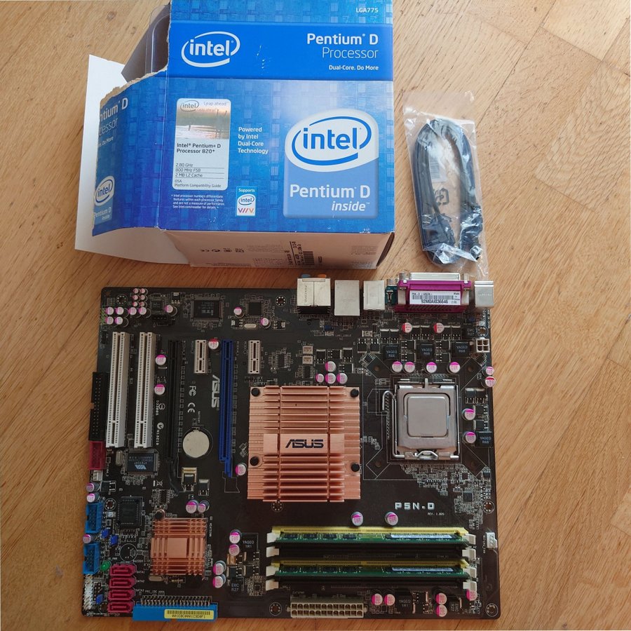 ASUS P5N-D, Socket 775, Intel Core 2 Duo @2.133 GHz,4GB RAM ,