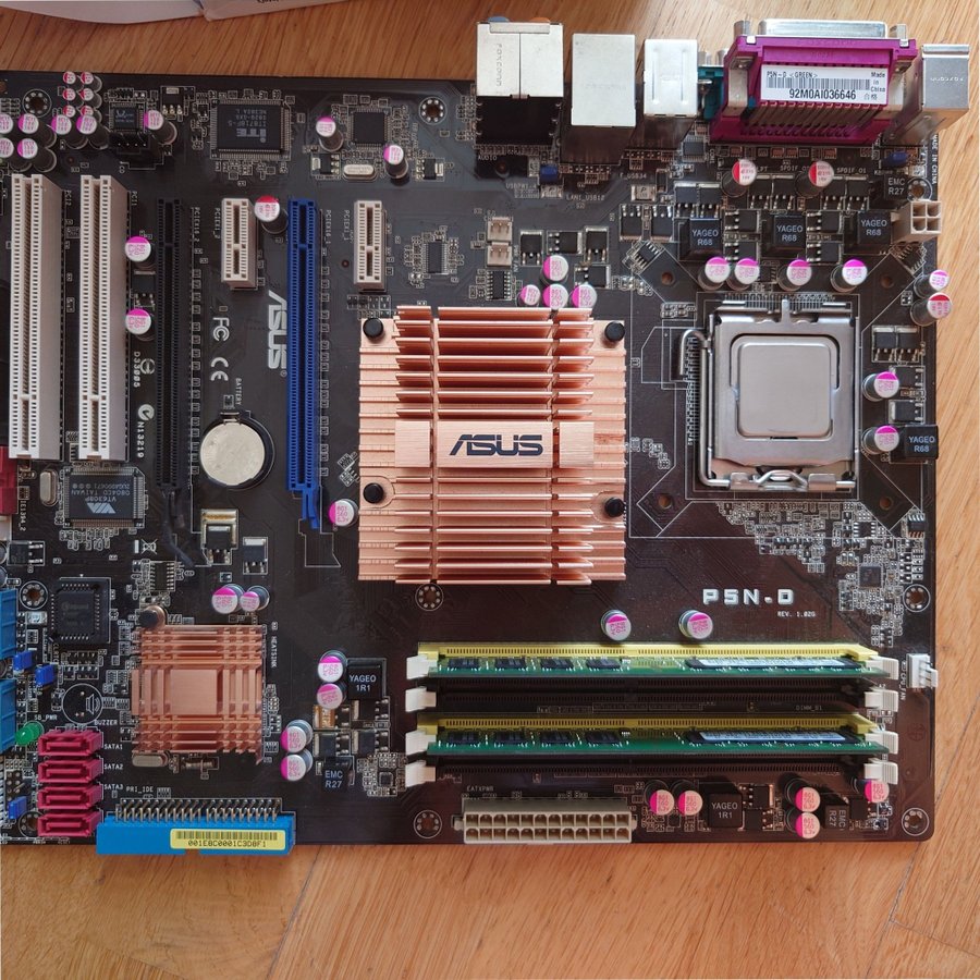 ASUS P5N-D, Socket 775, Intel Core 2 Duo @2.133 GHz,4GB RAM ,