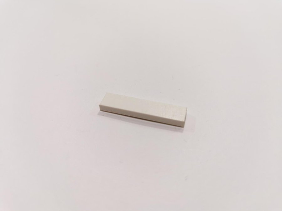 Lego - tile - slät - bas - 1x4 - part 2431 - vit