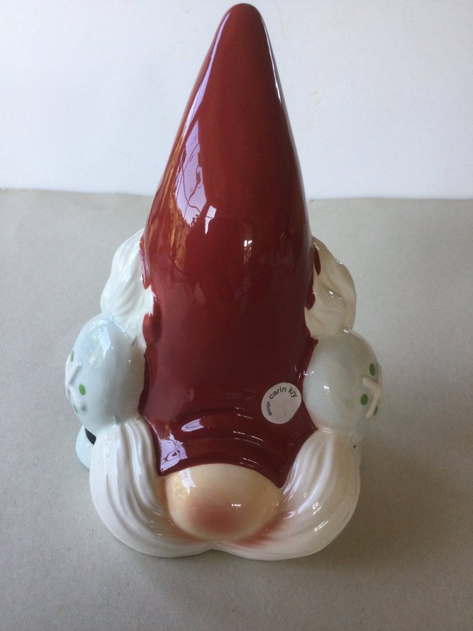 Tomte i keramik, design Carin Kry