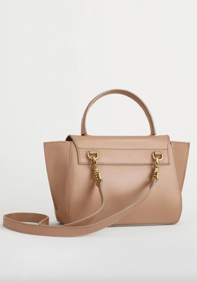 HELT NY ATP ATELIER Arezzo Almond Leather Handbag - taggar kvar!! UTGÅTT